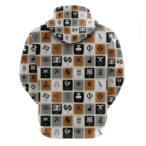 Adinkra Symbols Fashion Hoodie