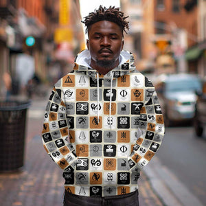 Adinkra Symbols Fashion Hoodie