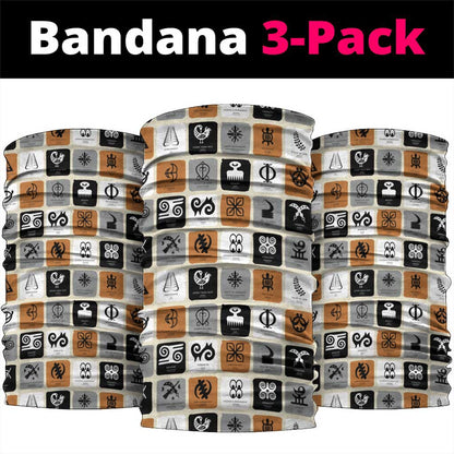 Adinkra Symbols Fashion Neck Gaiter DT02