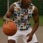Adinkra Symbols Fashion Sleeveless Hoodie - African Pride