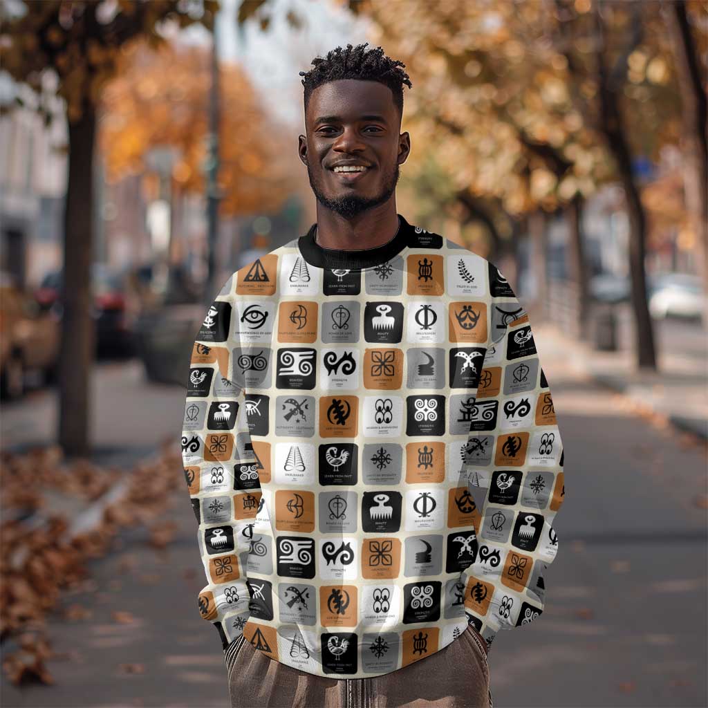 Adinkra Symbols Fashion Sweatshirt