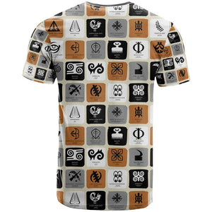 Adinkra Symbols Fashion T shirt