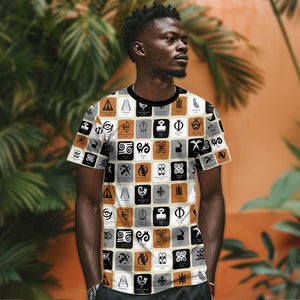 Adinkra Symbols Fashion T shirt