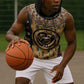 Printed Mud Cloth and Adinkra Symbol Sleeveless Hoodie - African Pride