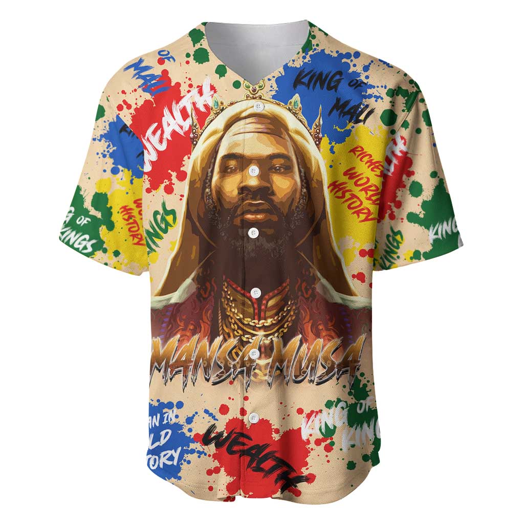 King Of Kings Mansa Musa Baseball Jersey