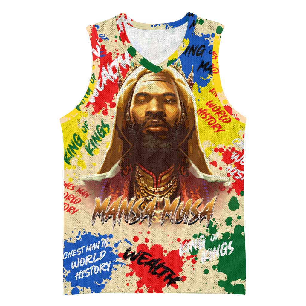 King Of Kings Mansa Musa Basketball Jersey DT02