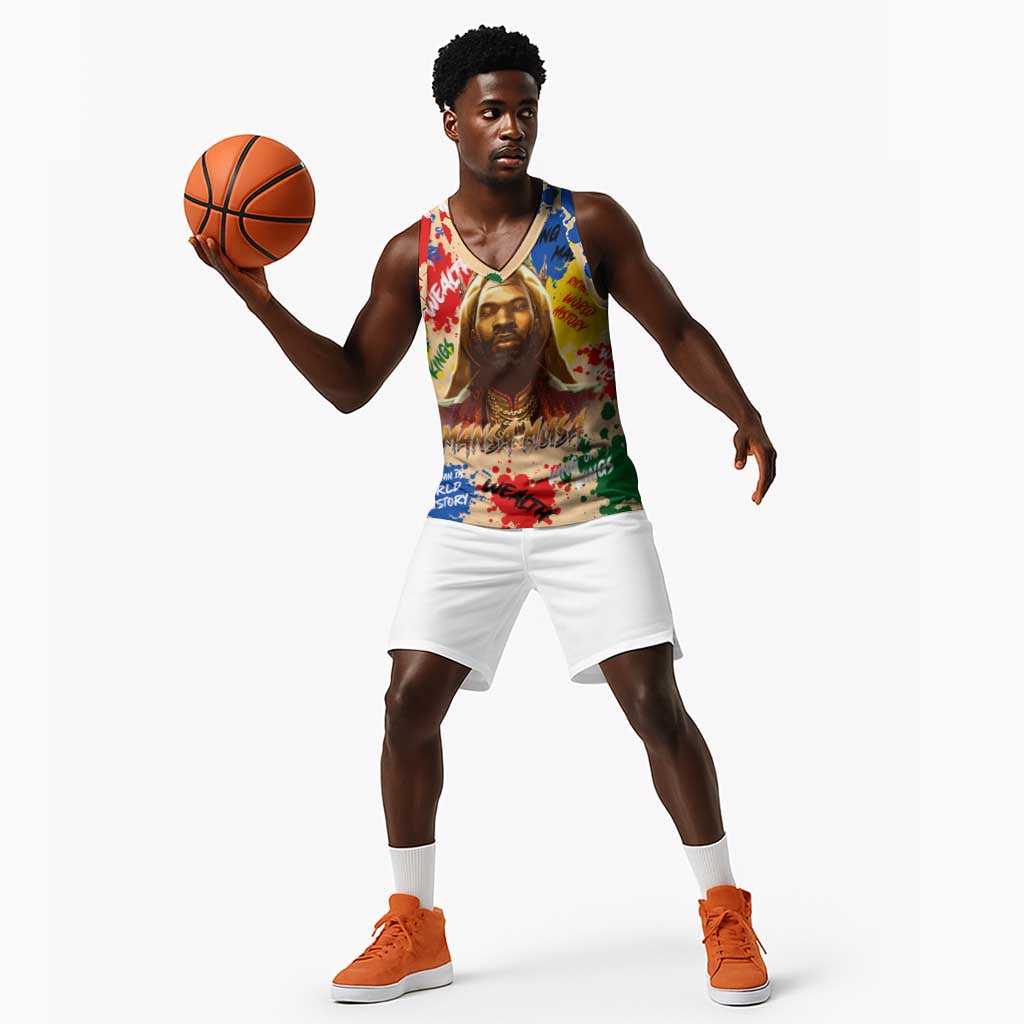 King Of Kings Mansa Musa Basketball Jersey DT02