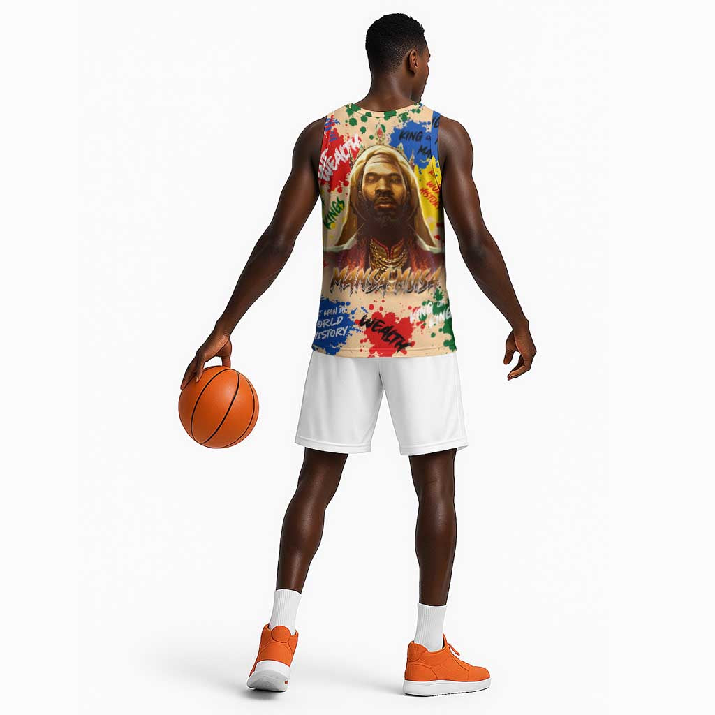 King Of Kings Mansa Musa Basketball Jersey DT02