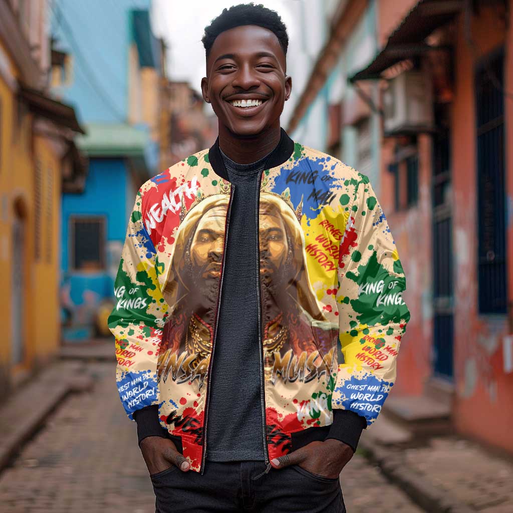 King Of Kings Mansa Musa Bomber Jacket