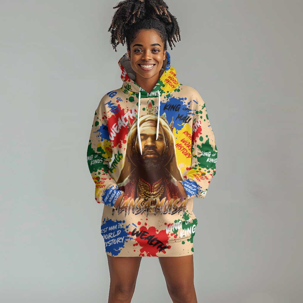 King Of Kings Mansa Musa Hoodie Dress