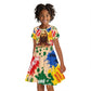 King Of Kings Mansa Musa Kid Short Sleeve Dress