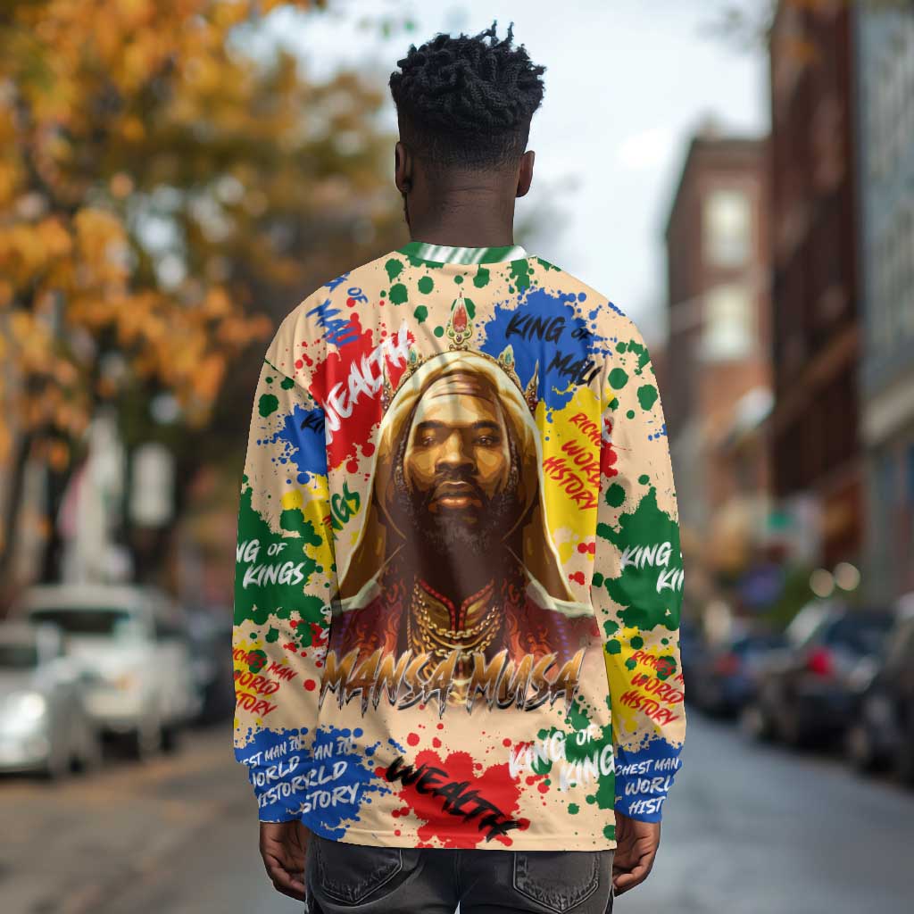 King Of Kings Mansa Musa Long Sleeve Shirt DT02
