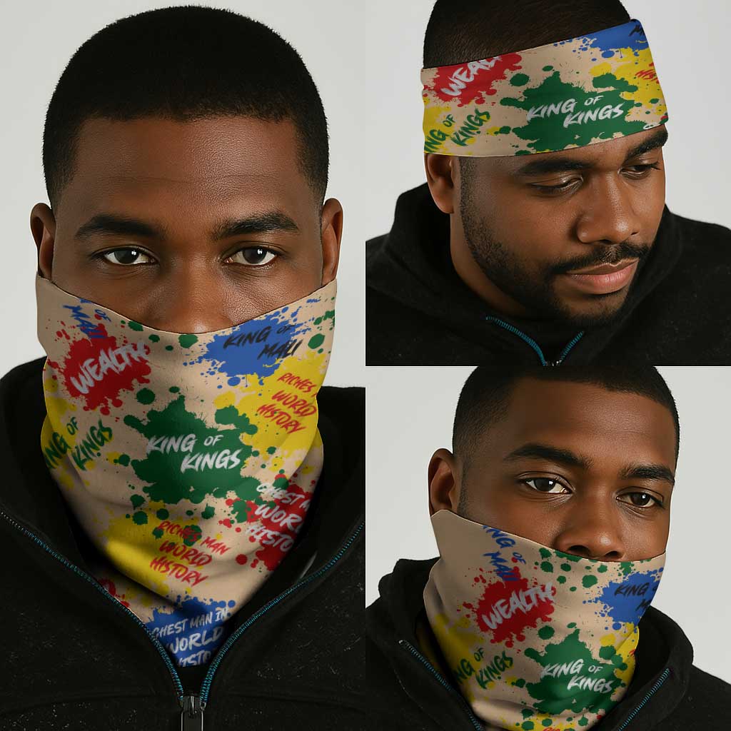King Of Kings Mansa Musa Neck Gaiter DT02