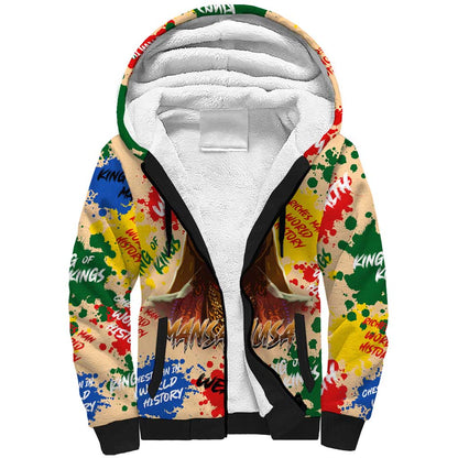 King Of Kings Mansa Musa Sherpa Hoodie
