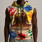 King Of Kings Mansa Musa Sleeveless Zip Hoodie - African Pride