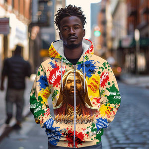 King Of Kings Mansa Musa Zip Hoodie