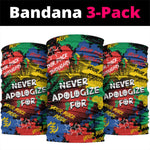 Never Apologize For Being Black Neck Gaiter DT02