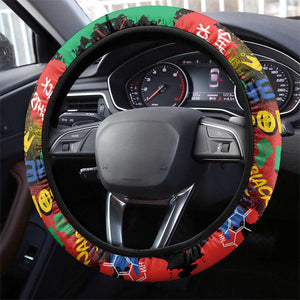 Never Apologize For Being Black Steering Wheel Cover