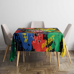 Never Apologize For Being Black Tablecloth