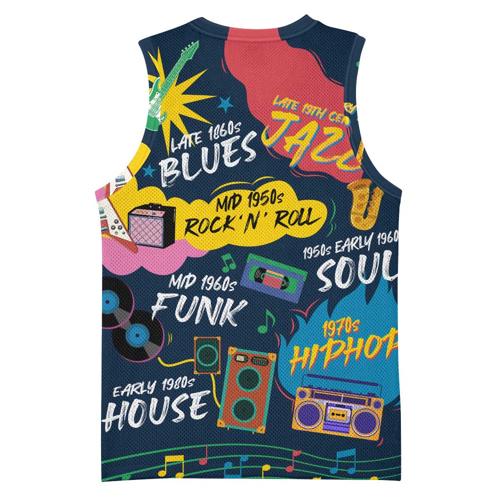 Music That Makes Us Proud African Basketball Jersey Black People DT02