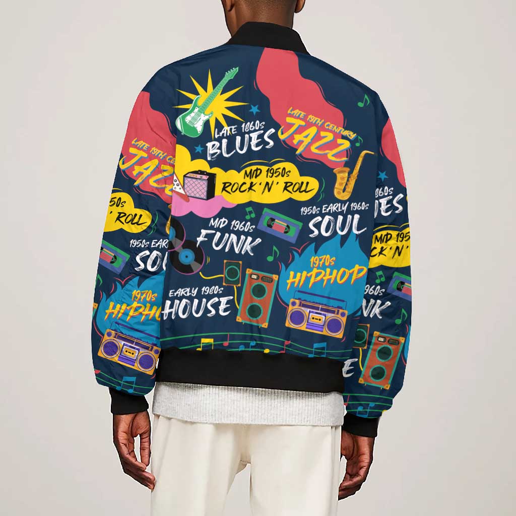 Music That Makes Us Proud African Bomber Jacket Black People