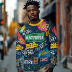 Music That Makes Us Proud African Long Sleeve Shirt Black People DT02