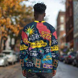 Music That Makes Us Proud African Long Sleeve Shirt Black People DT02