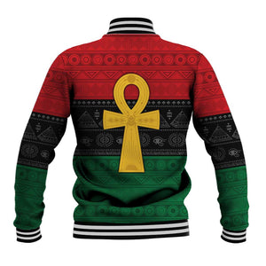 Pan African Ankh Baseball Jacket Egyptian Cross DT02