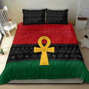 Pan African Ankh Bedding Set Egyptian Cross