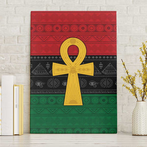 Pan African Ankh Canvas Wall Art Egyptian Cross