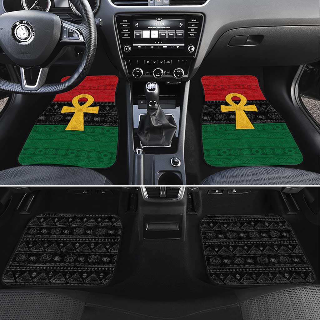 Pan African Ankh Car Mats Egyptian Cross