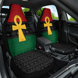 Pan African Ankh Car Seat Cover Egyptian Cross