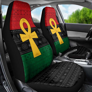 Pan African Ankh Car Seat Cover Egyptian Cross