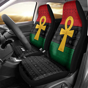 Pan African Ankh Car Seat Cover Egyptian Cross