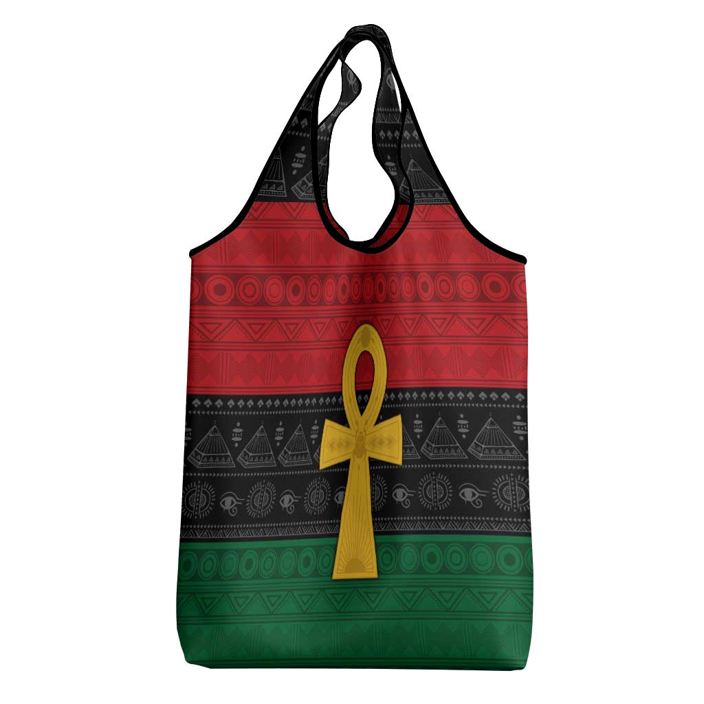 Pan African Ankh Grocery Bag Egyptian Cross