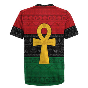 Pan African Ankh Rugby Jersey Egyptian Cross