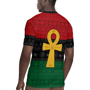 Pan African Ankh Rugby Jersey Egyptian Cross