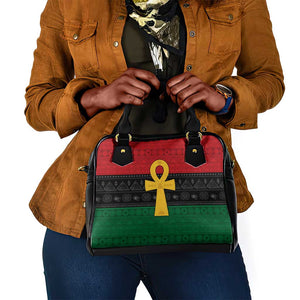 Pan African Ankh Shoulder Handbag Egyptian Cross