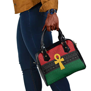 Pan African Ankh Shoulder Handbag Egyptian Cross