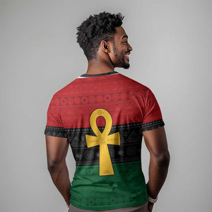 Pan African Ankh T shirt Egyptian Cross