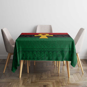 Pan African Ankh Tablecloth Egyptian Cross