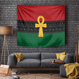 Pan African Ankh Tapestry Egyptian Cross