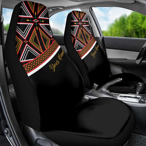 Personalized Bamenda African Car Seat Cover Atoghu Cameroon Print