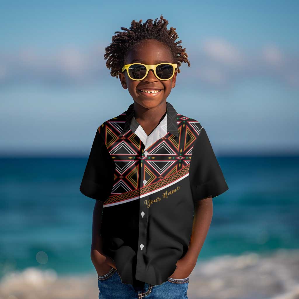 Personalized Bamenda African Kid Hawaiian Shirt Atoghu Cameroon Print