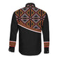 Personalized Bamenda African Long Sleeve Button Shirt Atoghu Cameroon Print