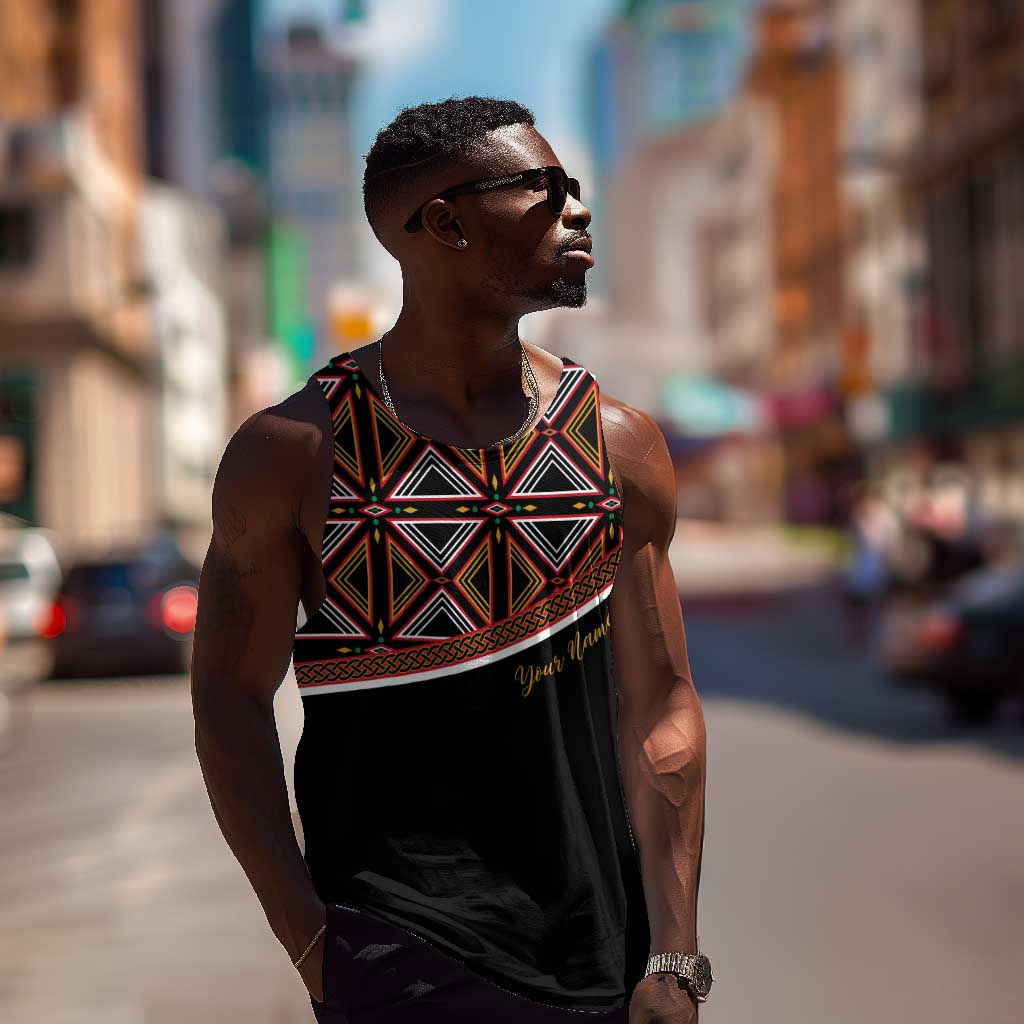 Personalized Bamenda African Men Tank Top Atoghu Cameroon Print