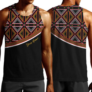 Personalized Bamenda African Men Tank Top Atoghu Cameroon Print