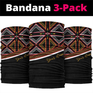 Personalized Bamenda African Neck Gaiter Atoghu Cameroon Print DT02