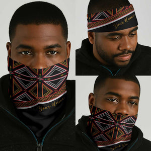 Personalized Bamenda African Neck Gaiter Atoghu Cameroon Print DT02