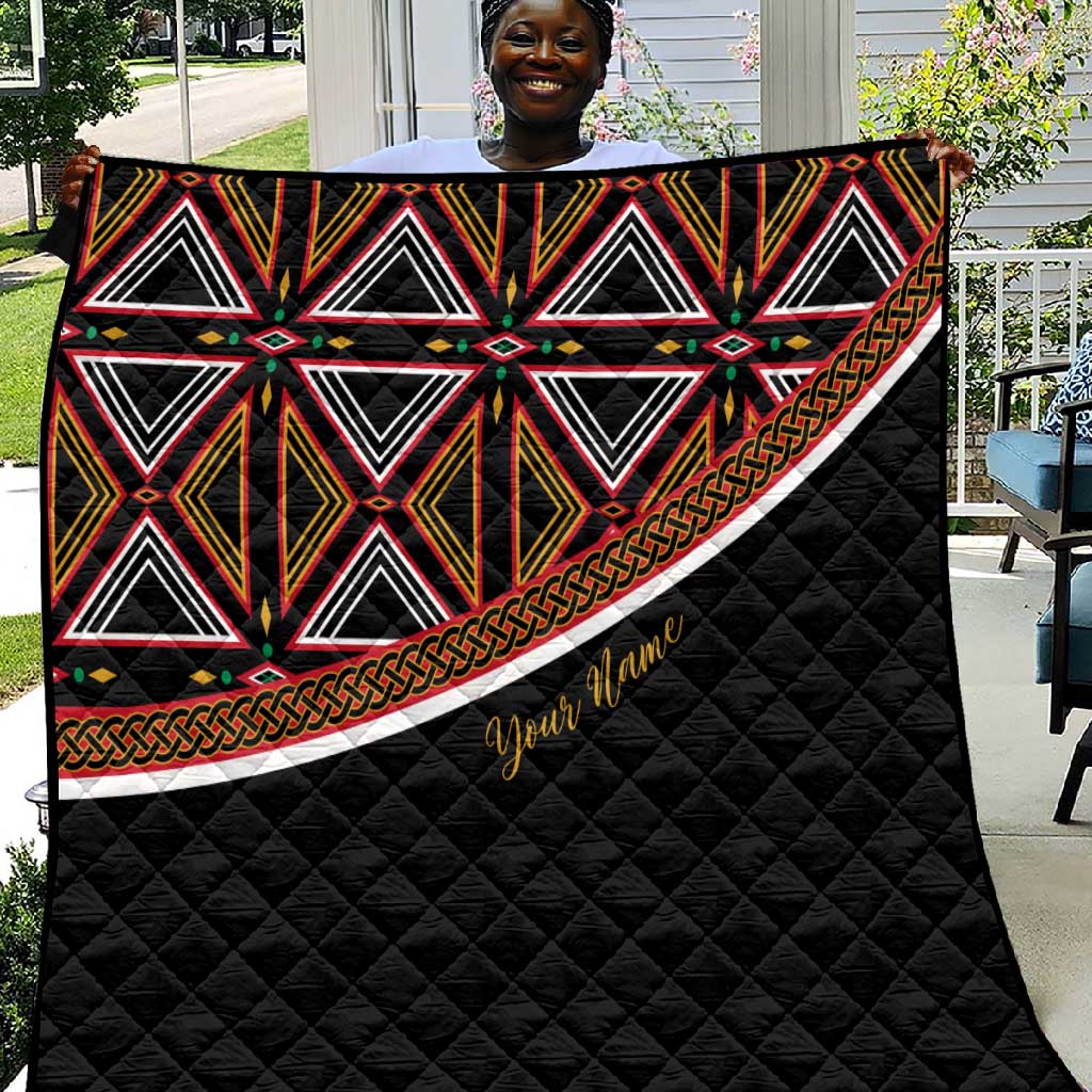 Personalized Bamenda African Quilt Atoghu Cameroon Print